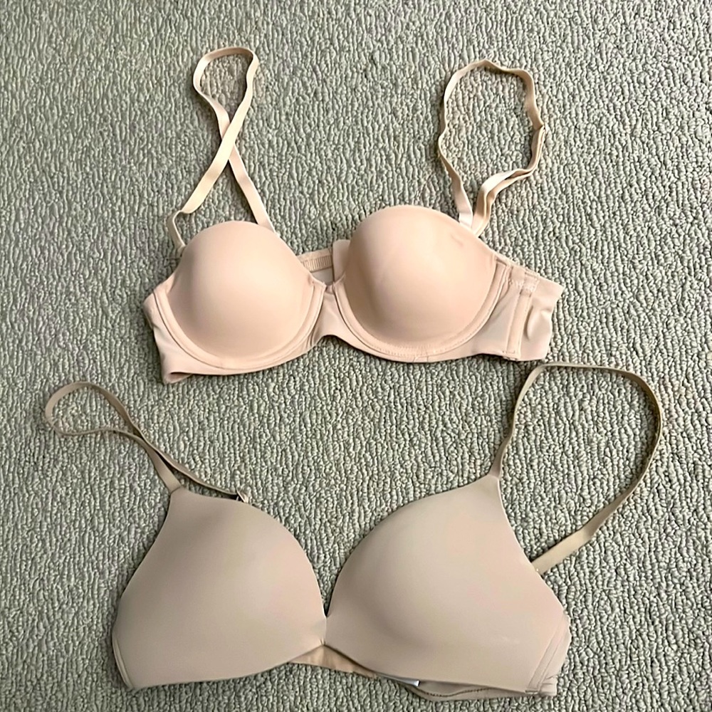 32A Nude Bra Calvin Klein and Auden (Target Brand)